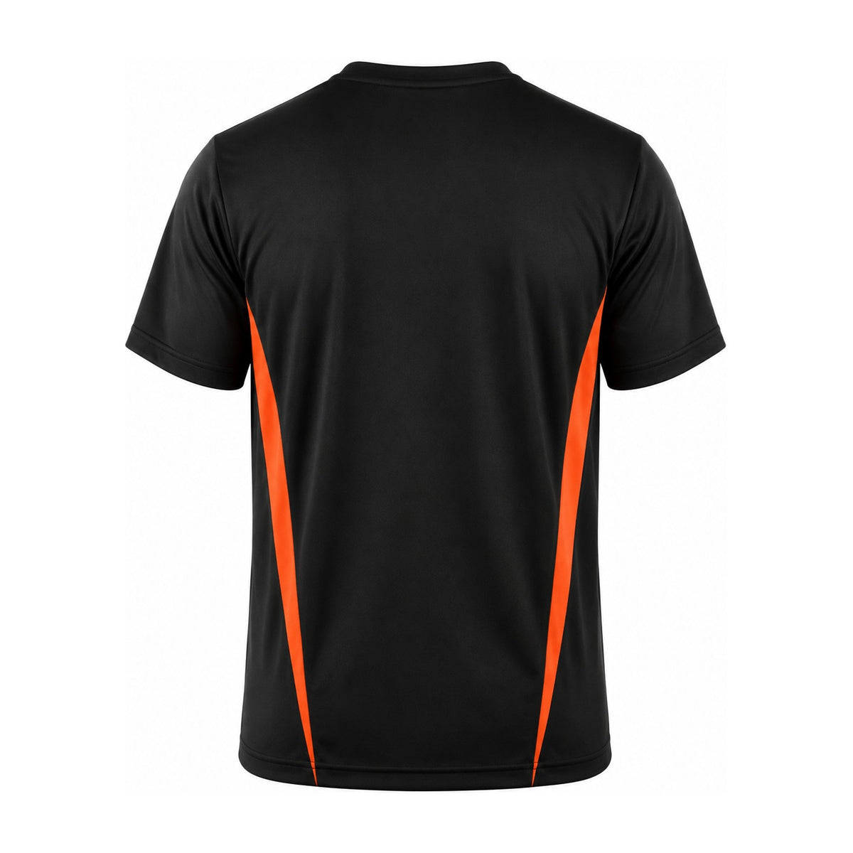 Aussie Pacific Eureka Mens Tee 1204 in Black/Orange, back view