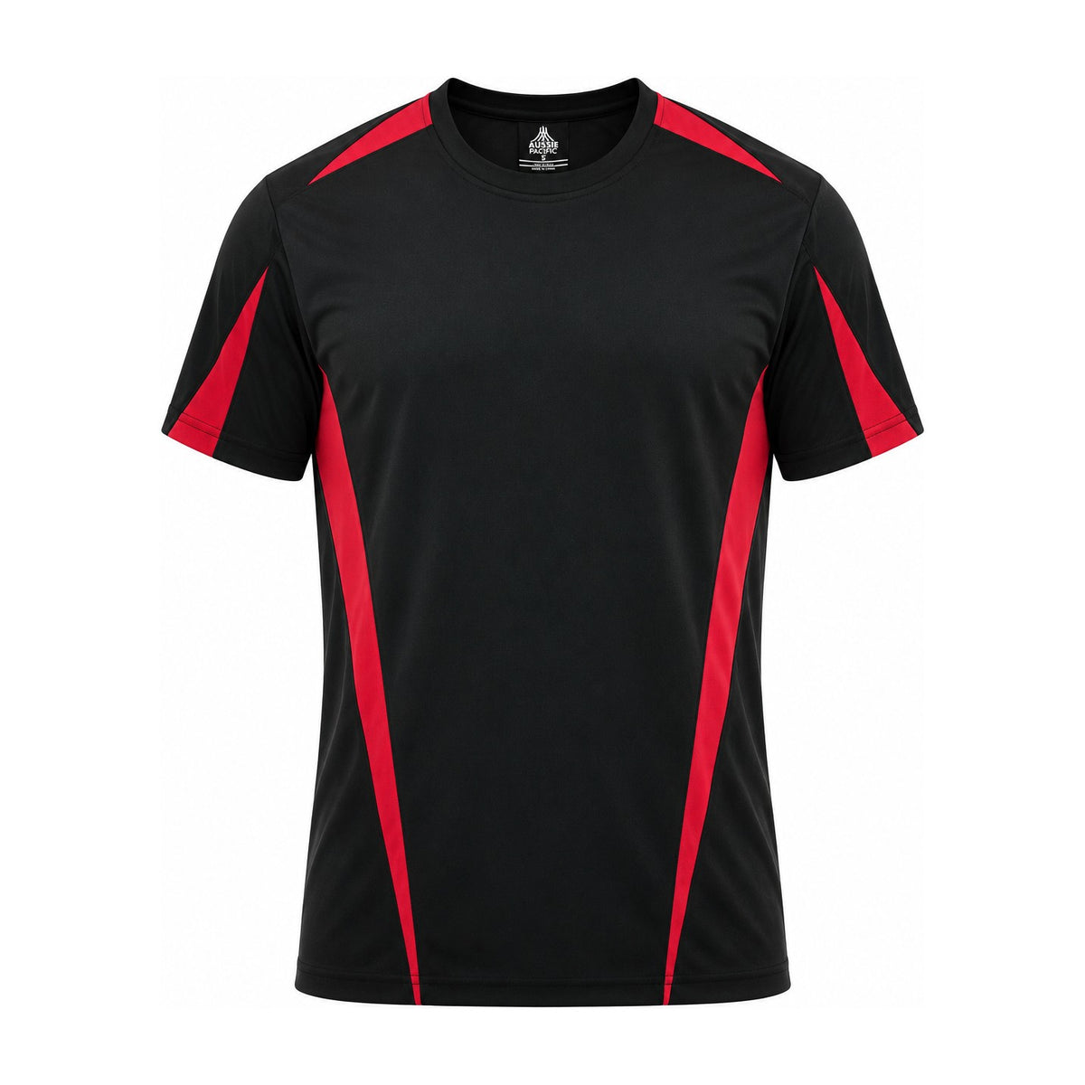 Aussie Pacific Eureka Mens Tee 1204 in Black/Red