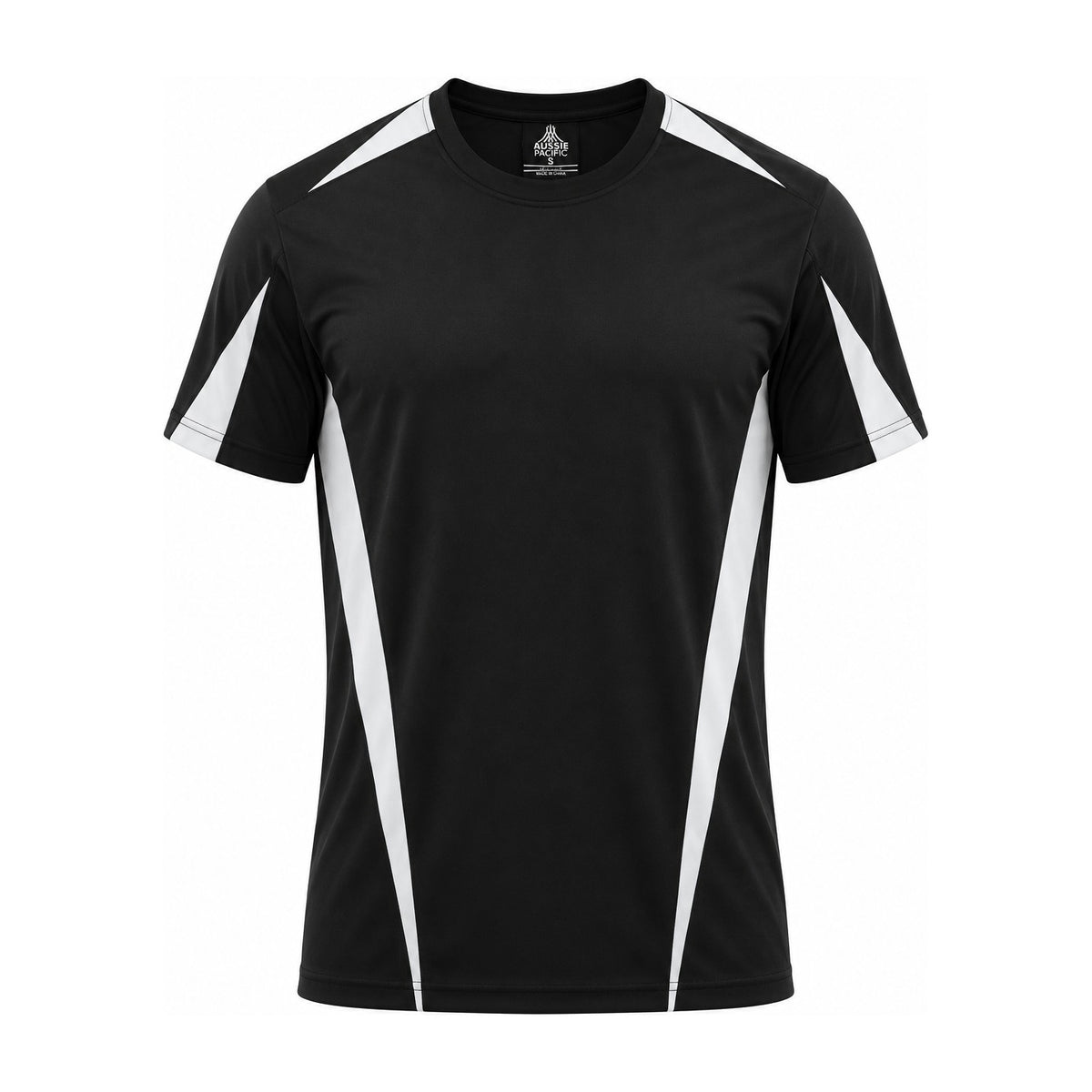Aussie Pacific Eureka Mens Tee 1204 in Black/White