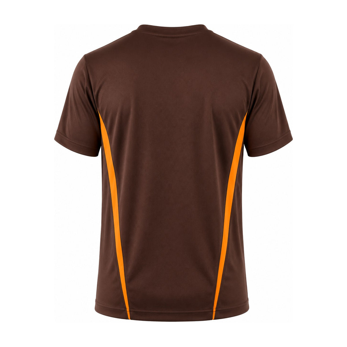 Aussie Pacific Eureka Mens Tee 1204 in Chocolate/Gold, back view