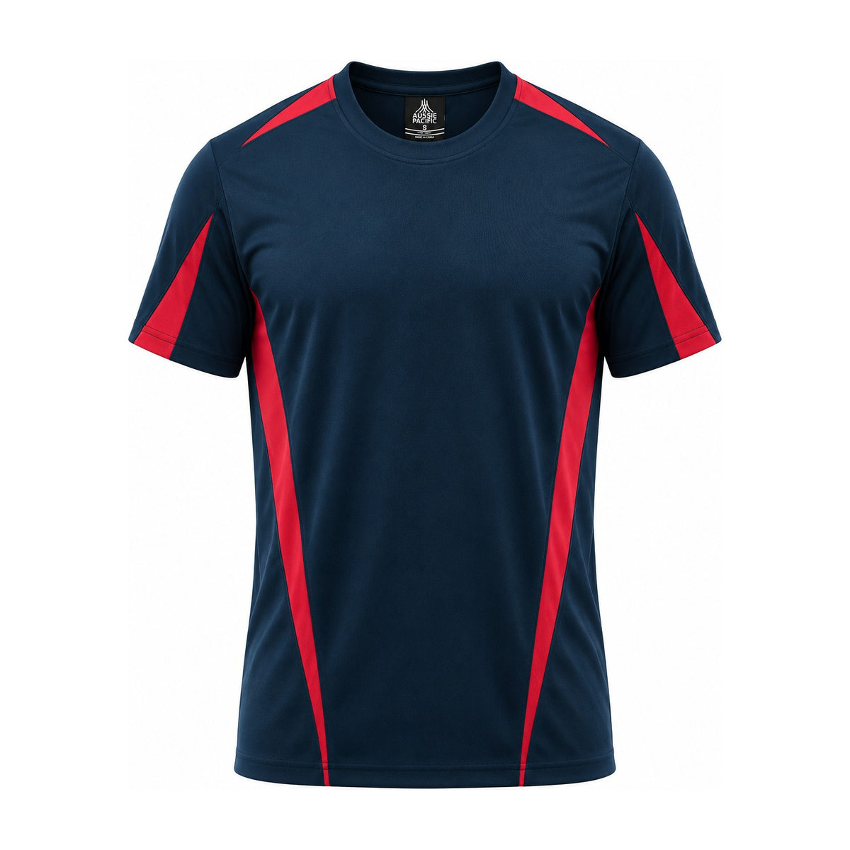 Aussie Pacific Eureka Mens Tee 1204 in Navy/Red
