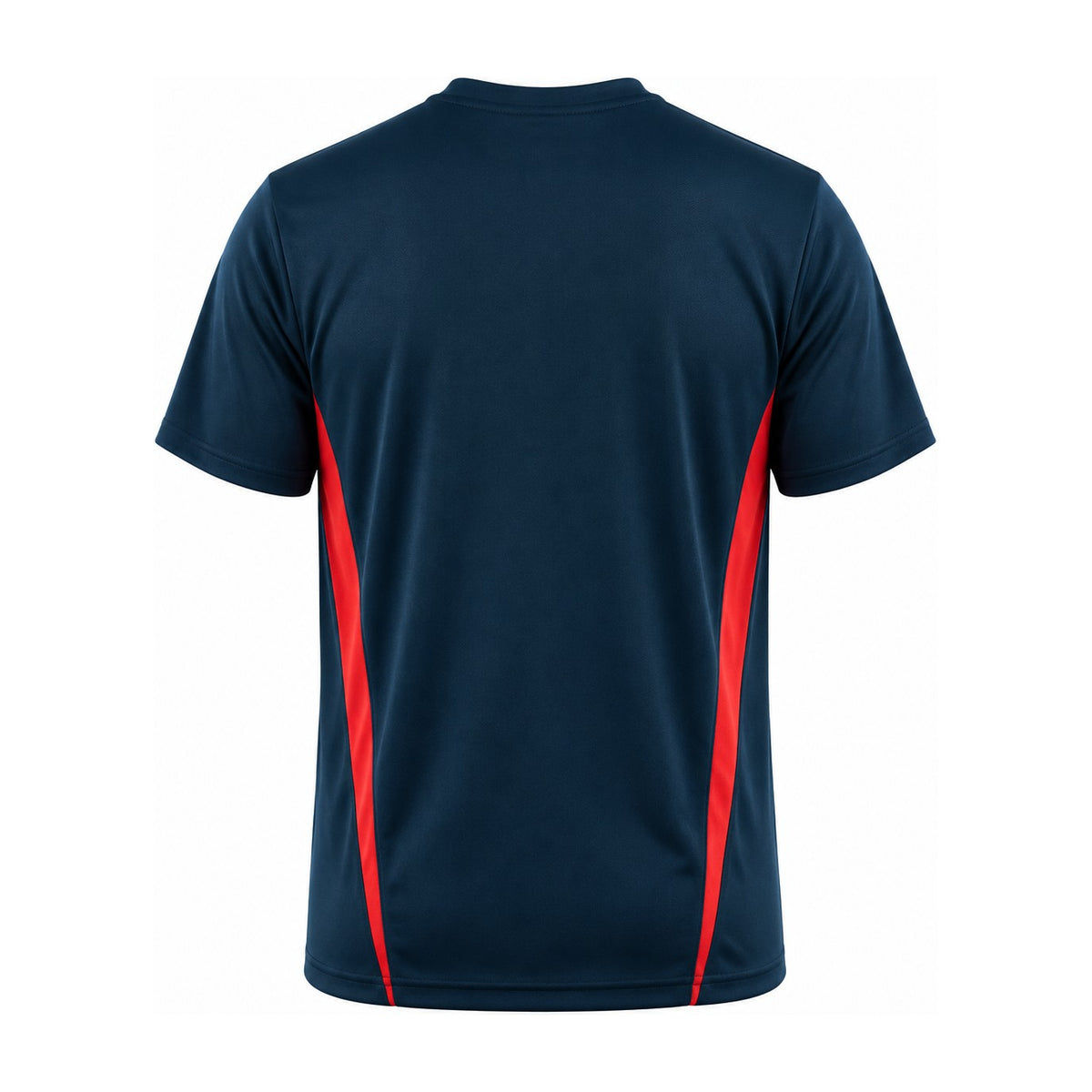 Aussie Pacific Eureka Mens Tee 1204 in Navy/Red, back view