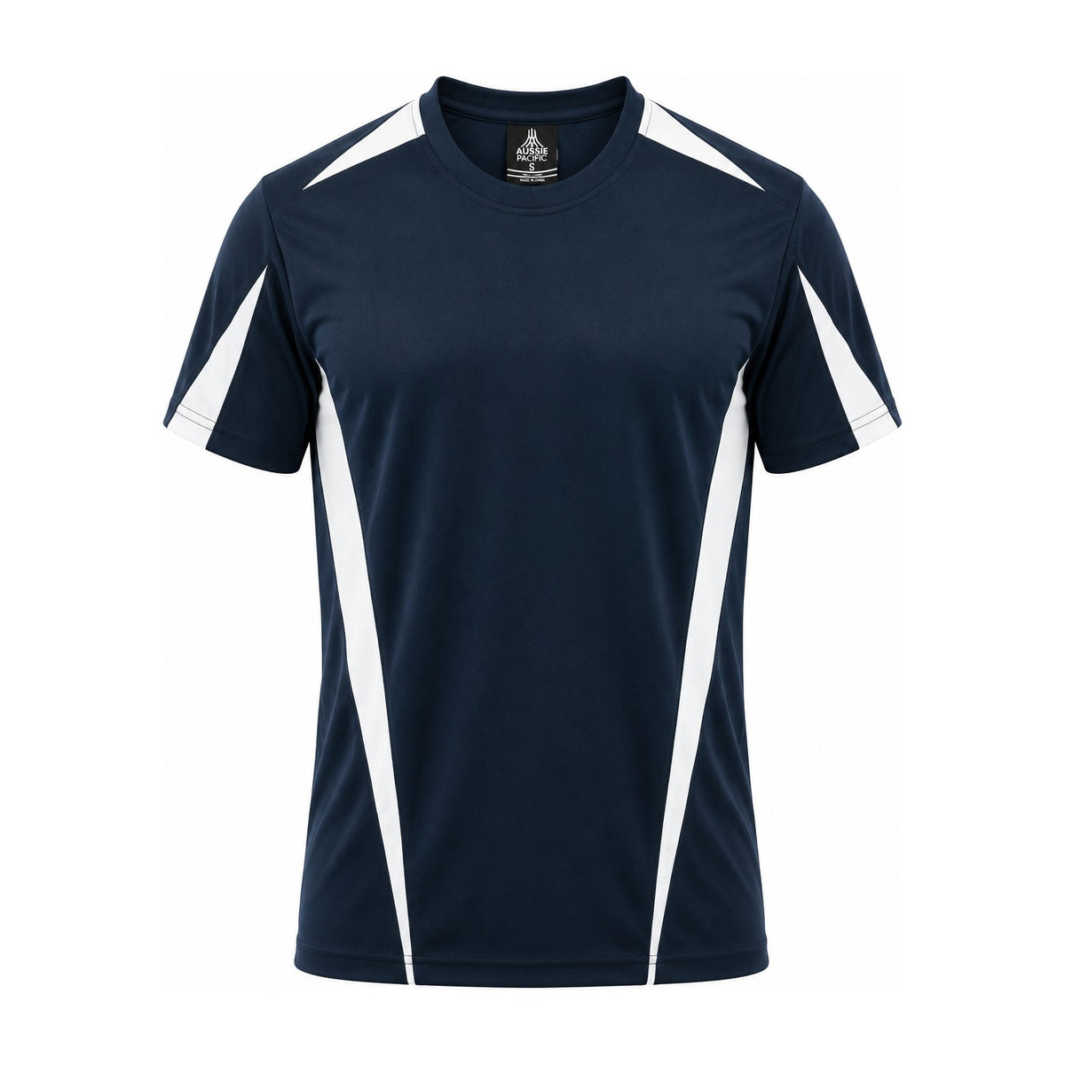 Aussie Pacific Eureka Mens Tee 1204 in Navy/White