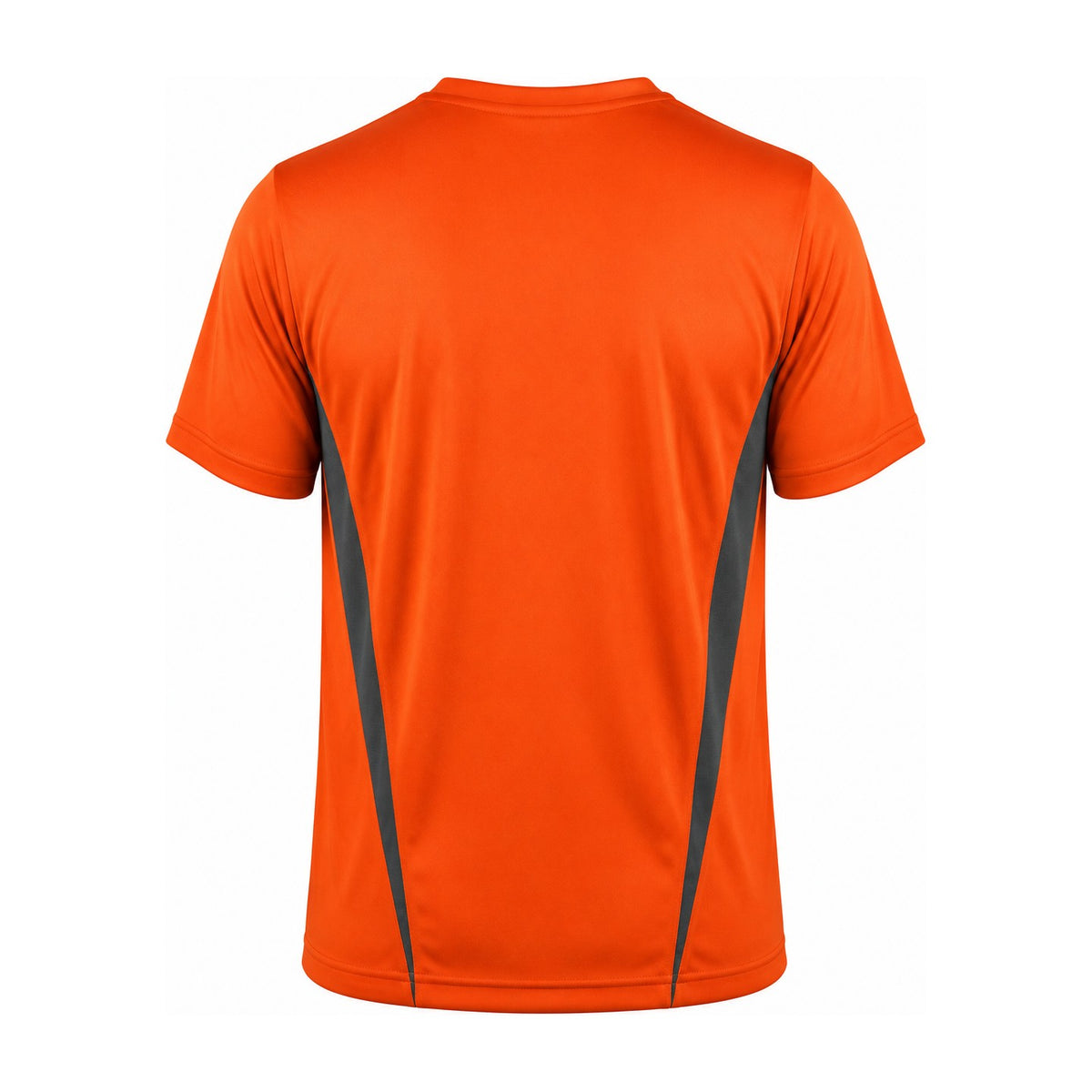 Aussie Pacific Eureka Mens Tee 1204 in Orange/Charcoal, back view