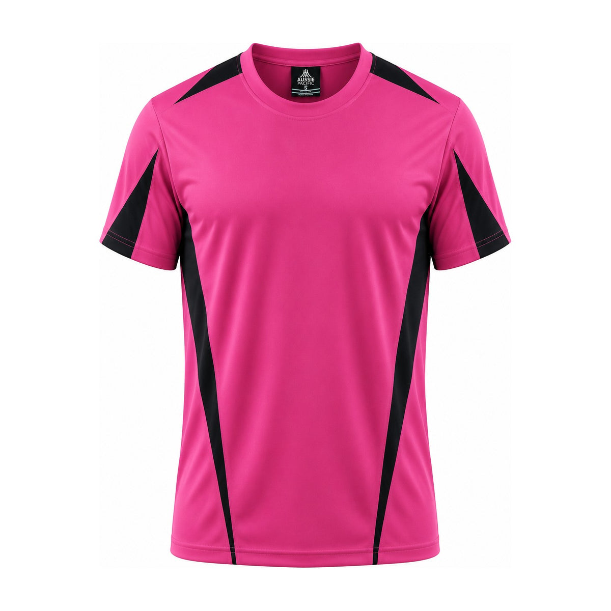 Aussie Pacific Eureka Mens Tee 1204 in Pink/Black