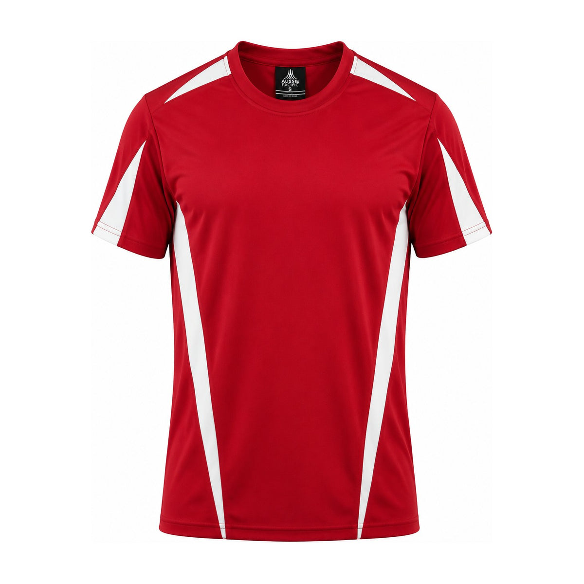 Aussie Pacific Eureka Mens Tee 1204 in Red/White