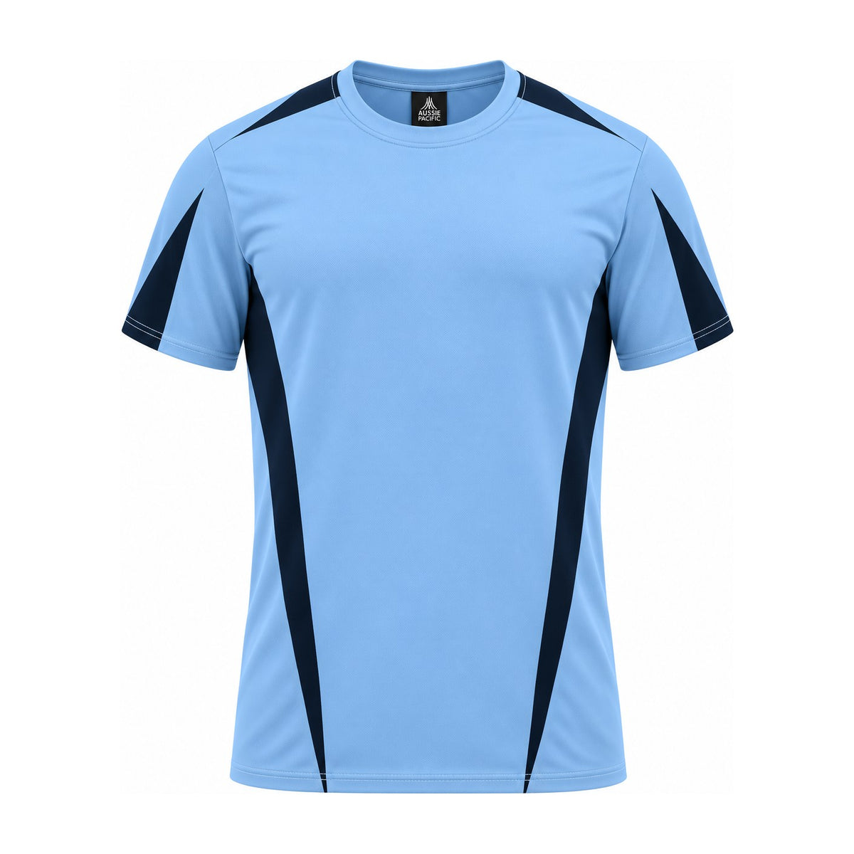 Aussie Pacific Eureka Mens Tee 1204 in Sky/Navy