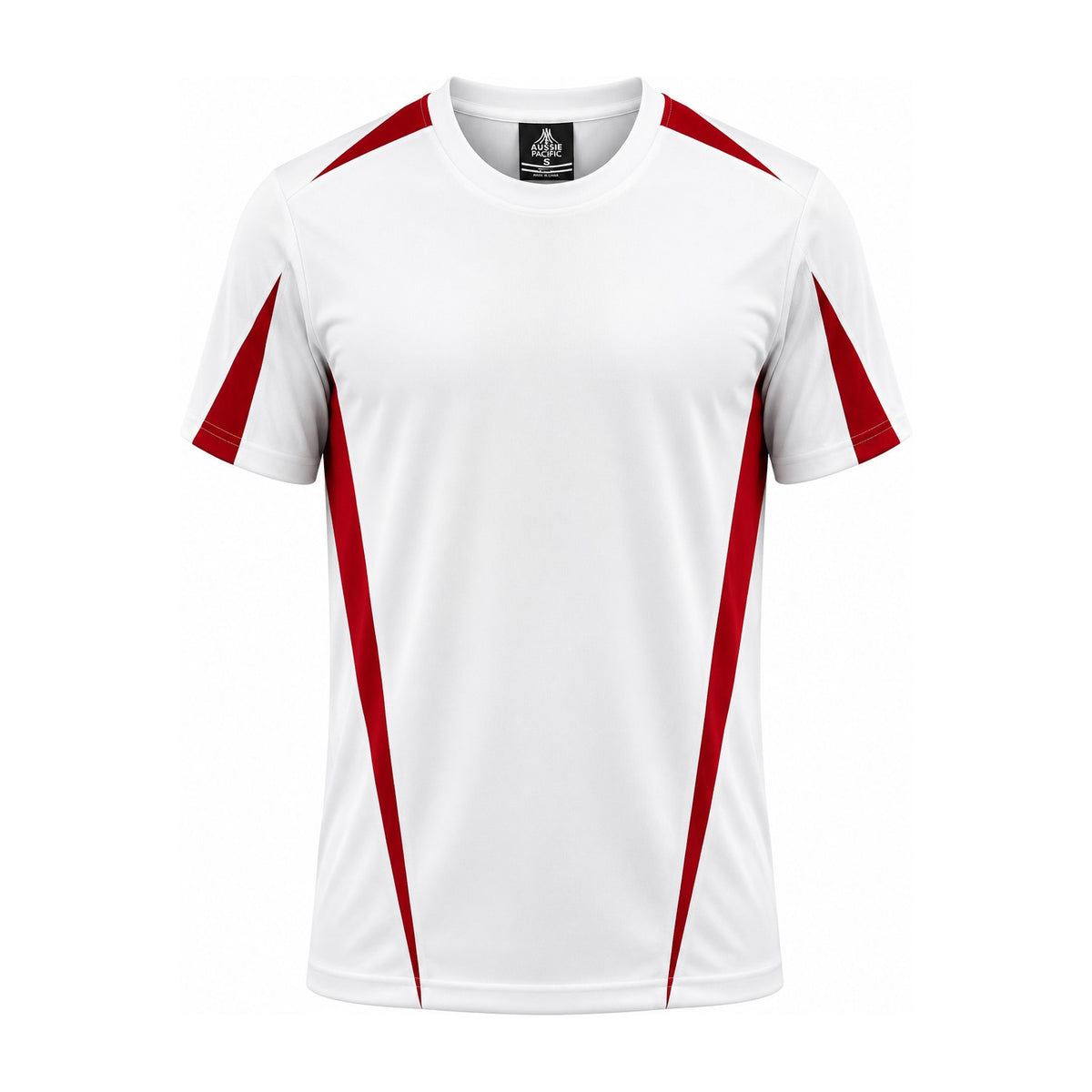 Aussie Pacific Eureka Mens Tee 1204 in White/Red