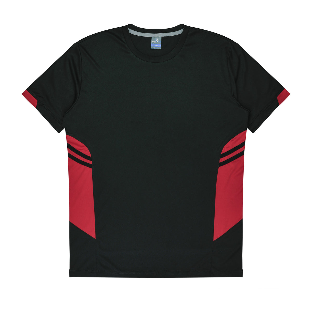 Aussie Pacific Tasman Mens Tee 1211 in Black/Red