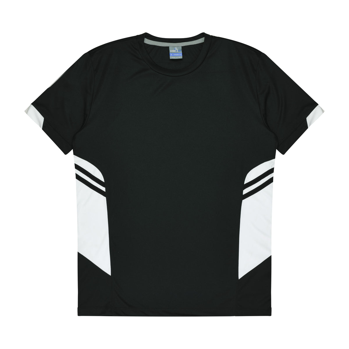 Aussie Pacific Tasman Mens Tee 1211 in Black/White
