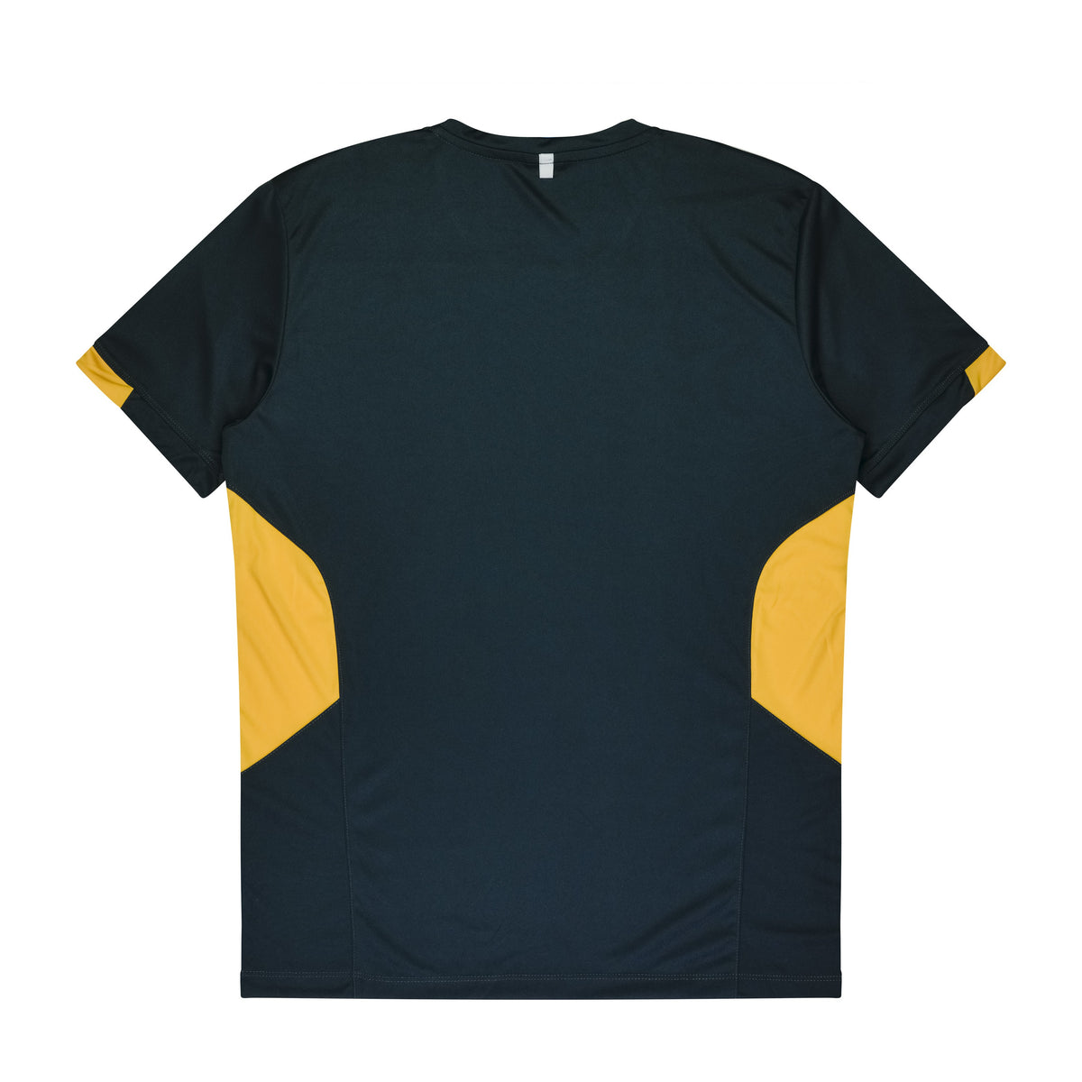 Aussie Pacific Tasman Mens Tee 1211 in Navy/Gold, back view