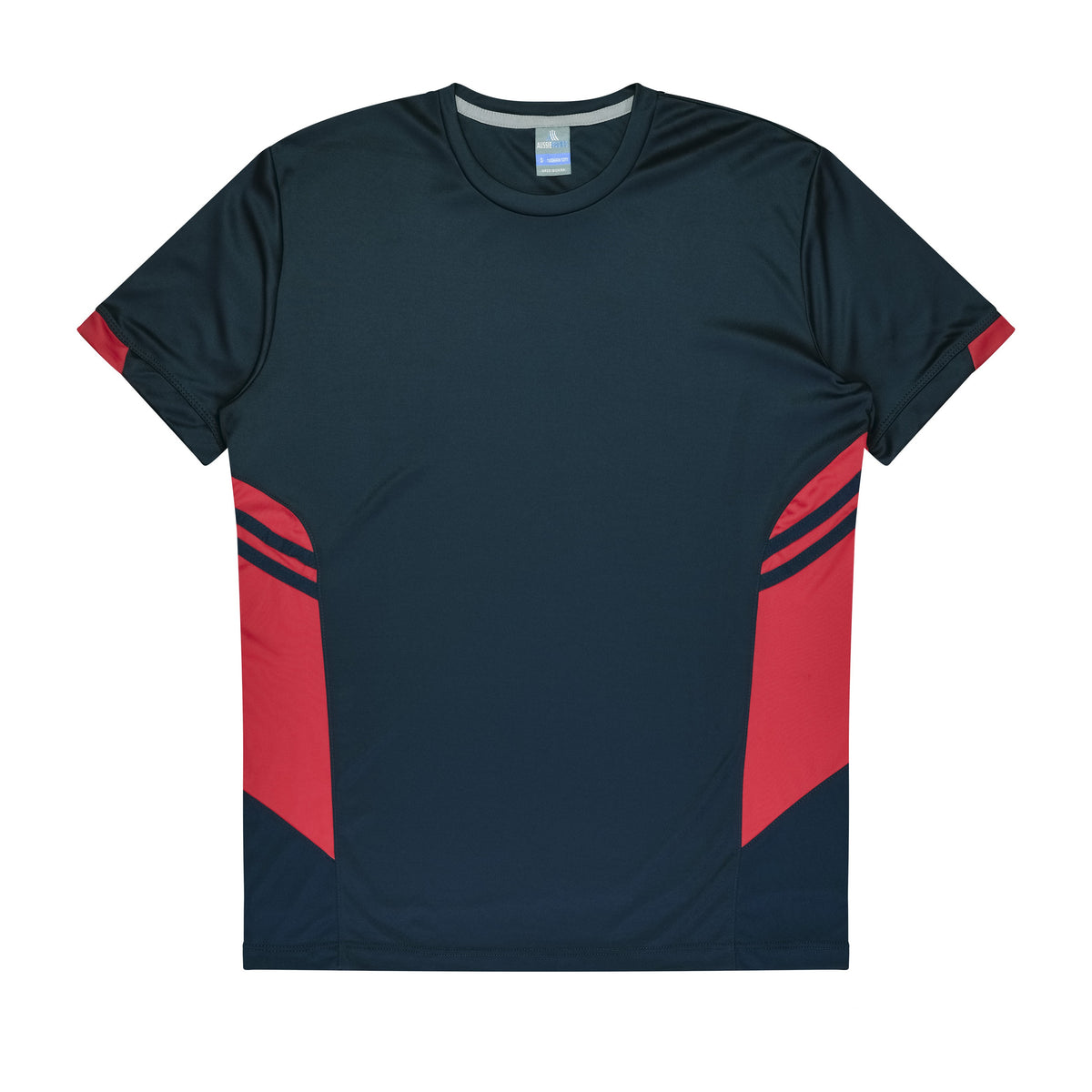 Aussie Pacific Tasman Mens Tee 1211 in Navy/Red