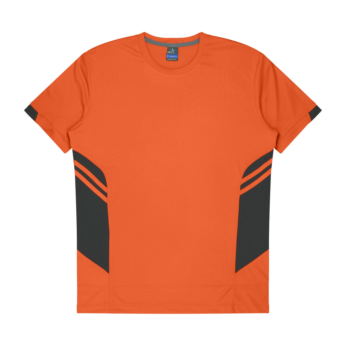 Aussie Pacific Tasman Mens Tee 1211 in Neon Orange/Slate