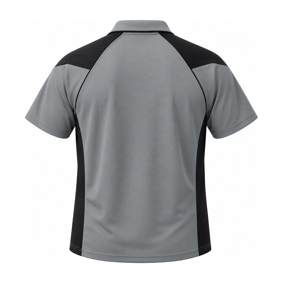 Aussie Pacific Premier Mens Polo 1301 in Ashe/Black, back view
