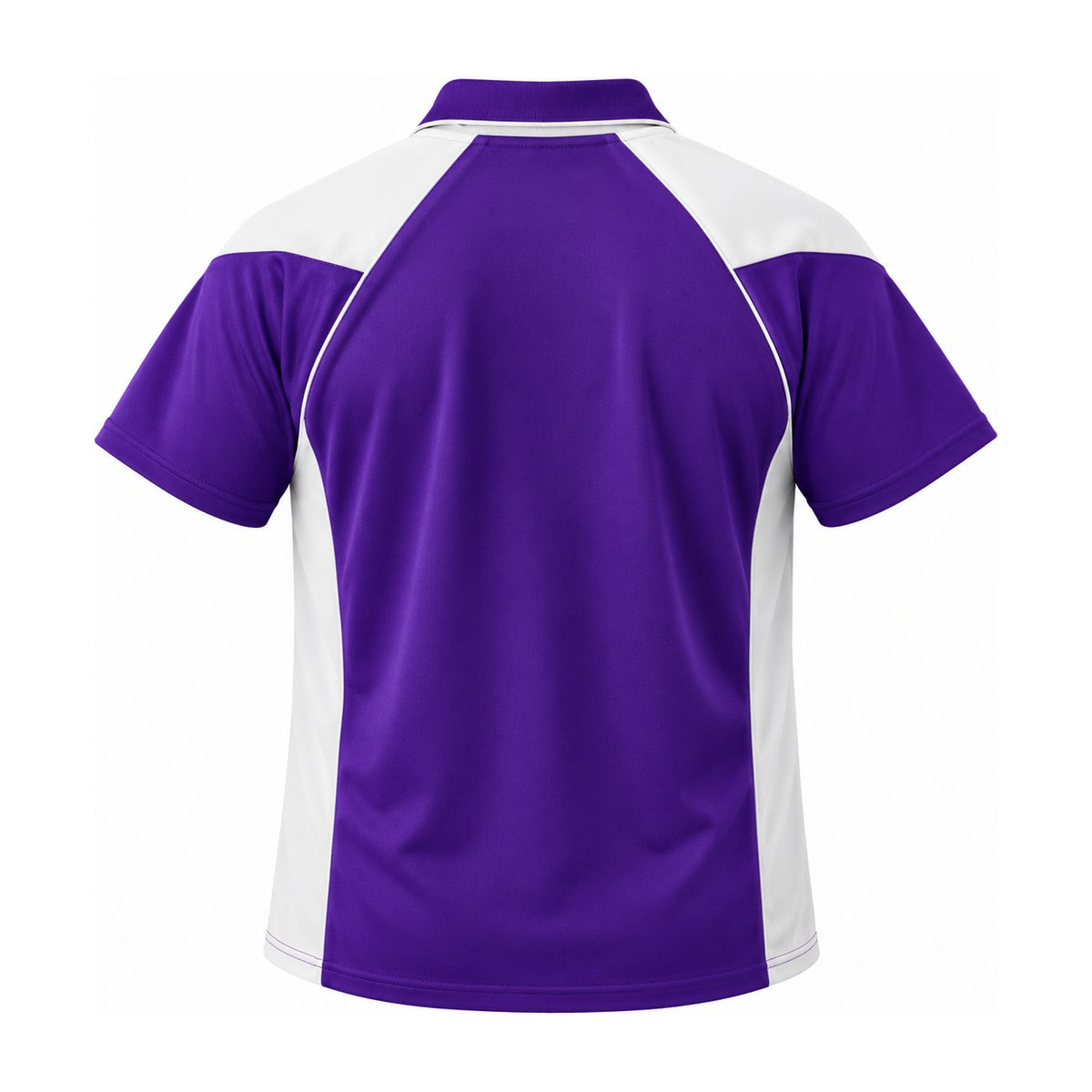 Aussie Pacific Premier Mens Polo 1301 in Purple/White, back view