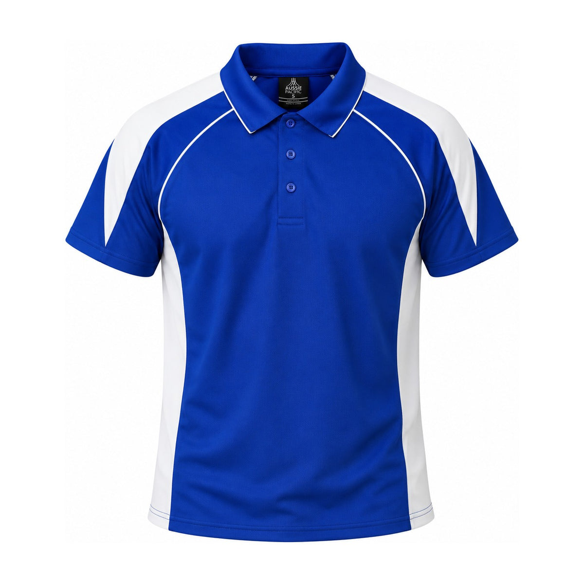 Aussie Pacific Premier Mens Polo 1301 in Royal/White
