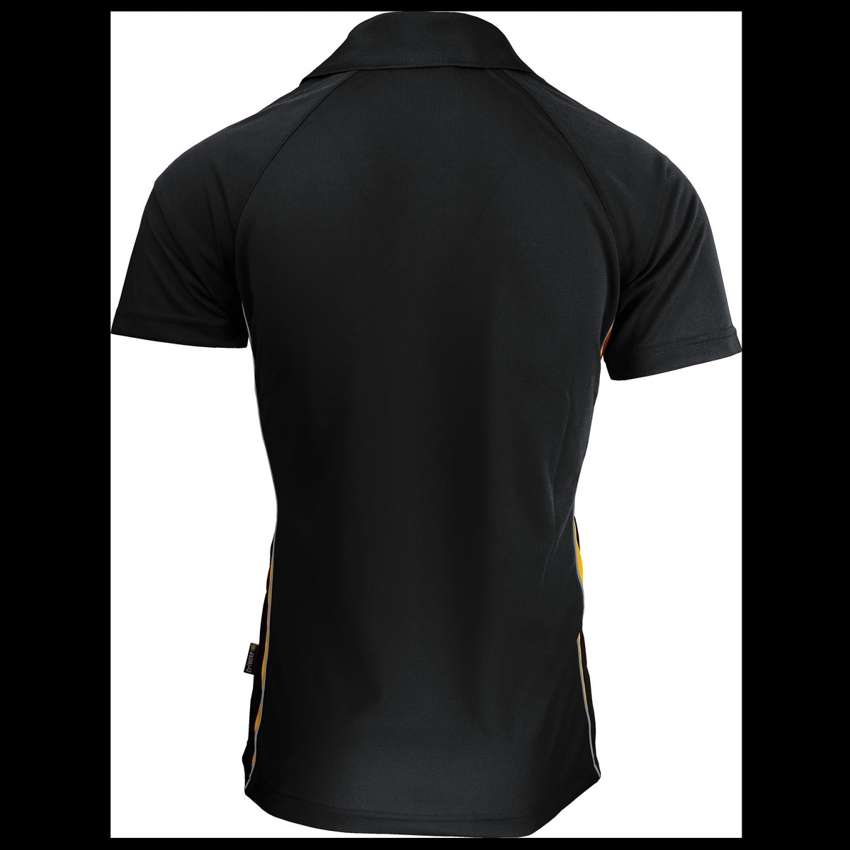 Aussie Pacific Eureka Mens Polo 1304 in Black/Gold, back view