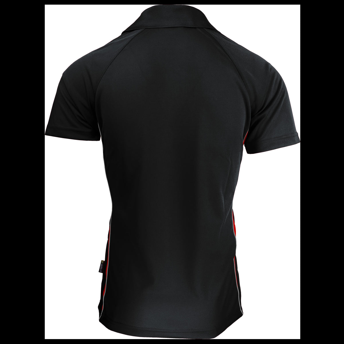 Aussie Pacific Eureka Mens Polo 1304 in Black/Red, back view