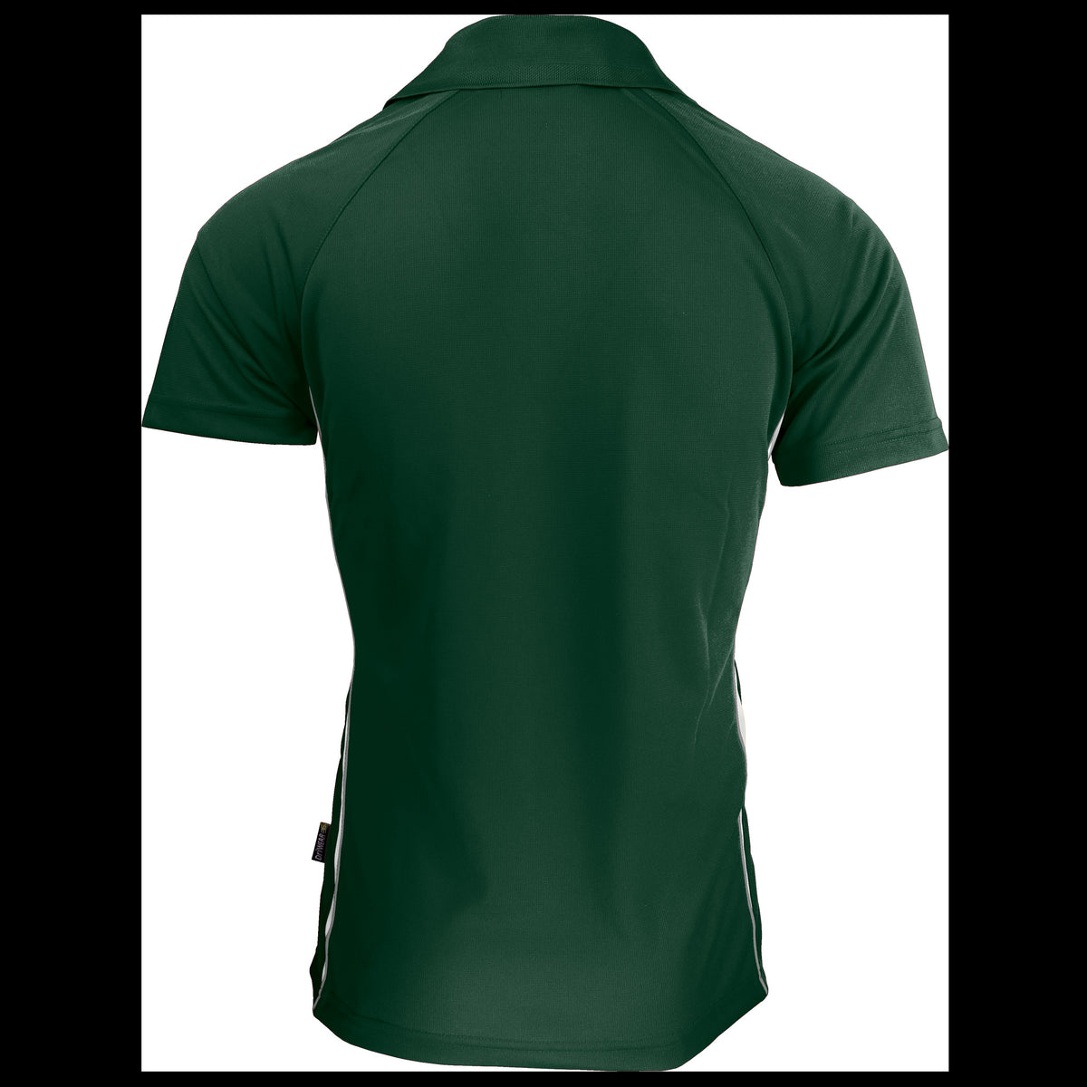 Aussie Pacific Eureka Mens Polo 1304 in Bottle/White, back view