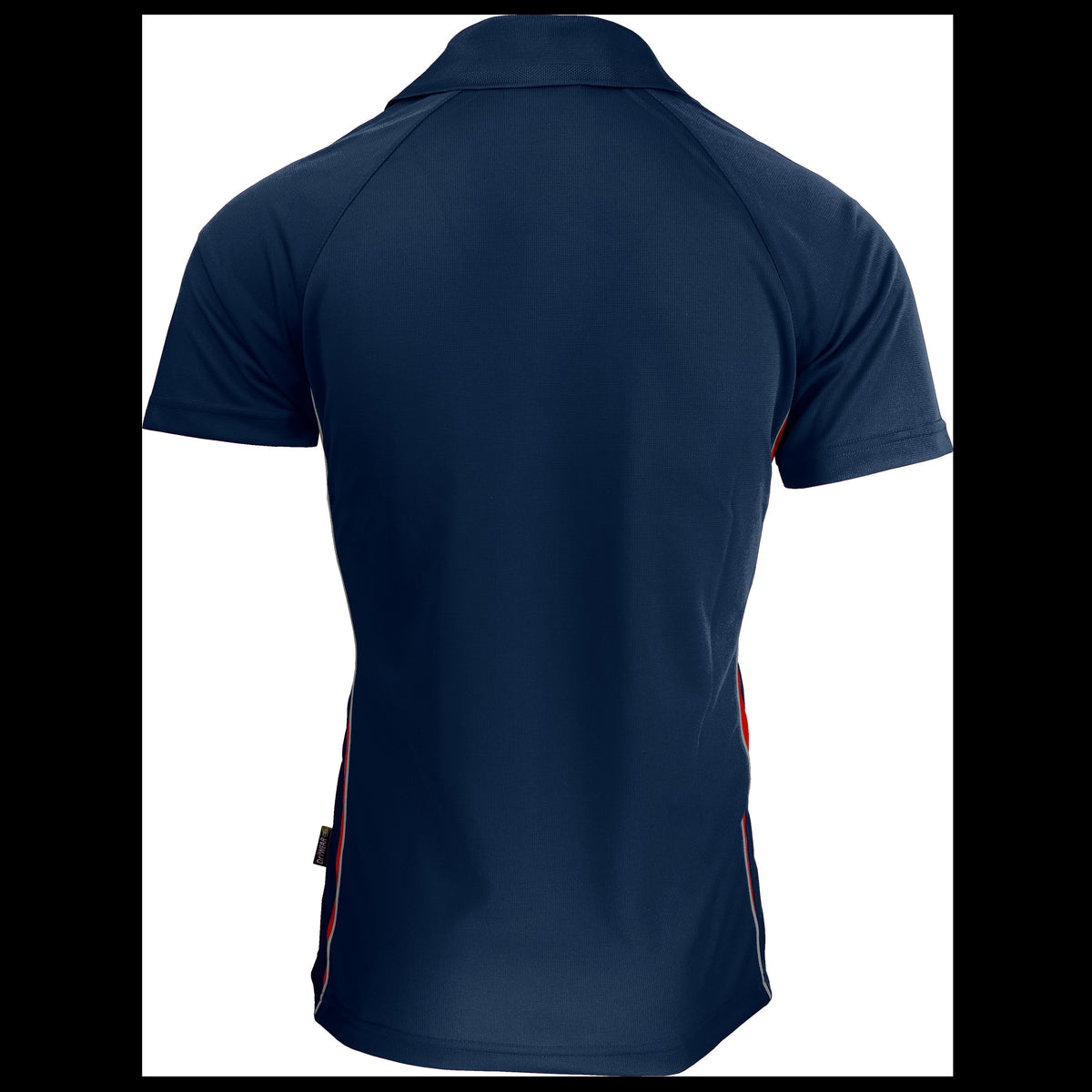 Aussie Pacific Eureka Mens Polo 1304 in Navy/Red, back view