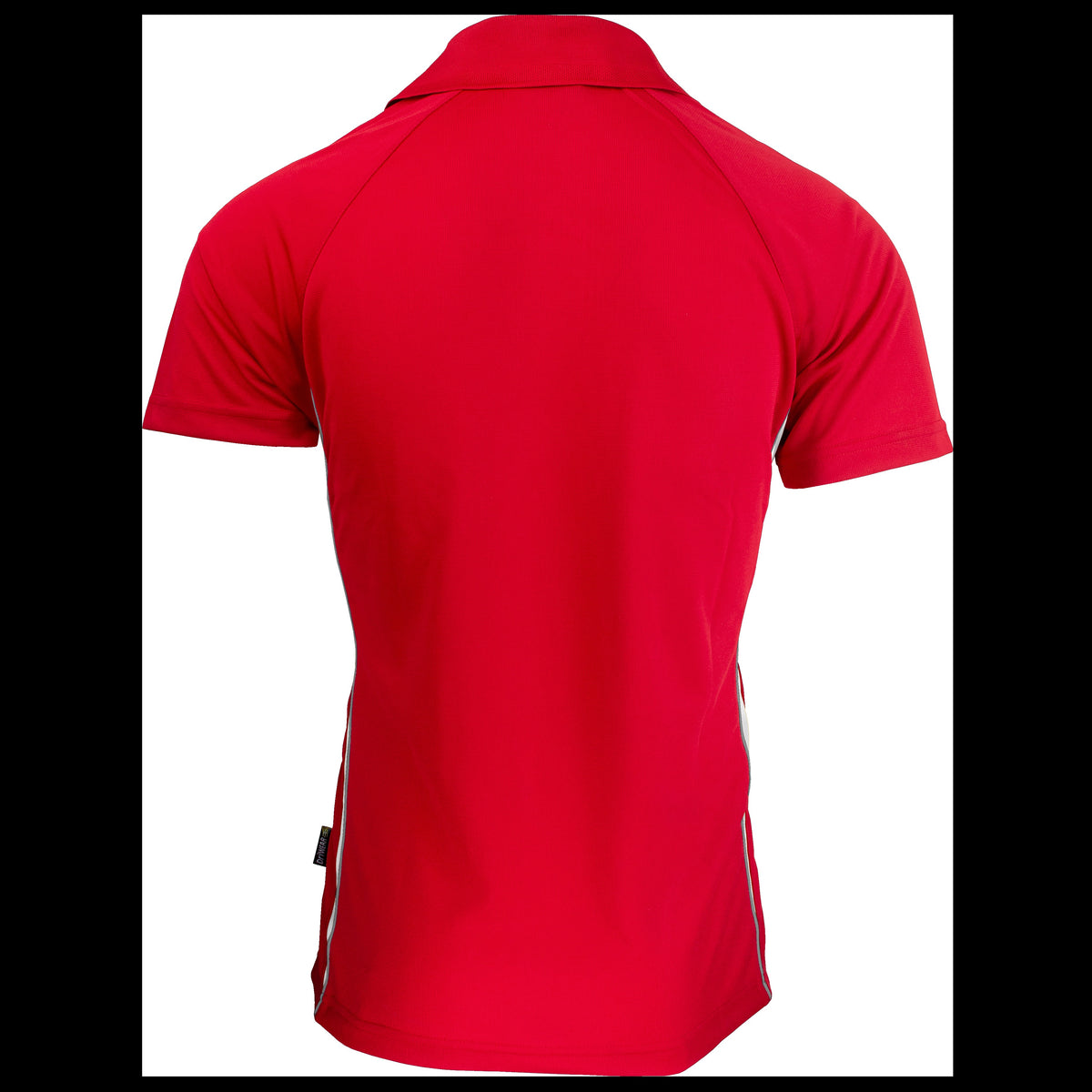 Aussie Pacific Eureka Mens Polo 1304 in Red/White, back view