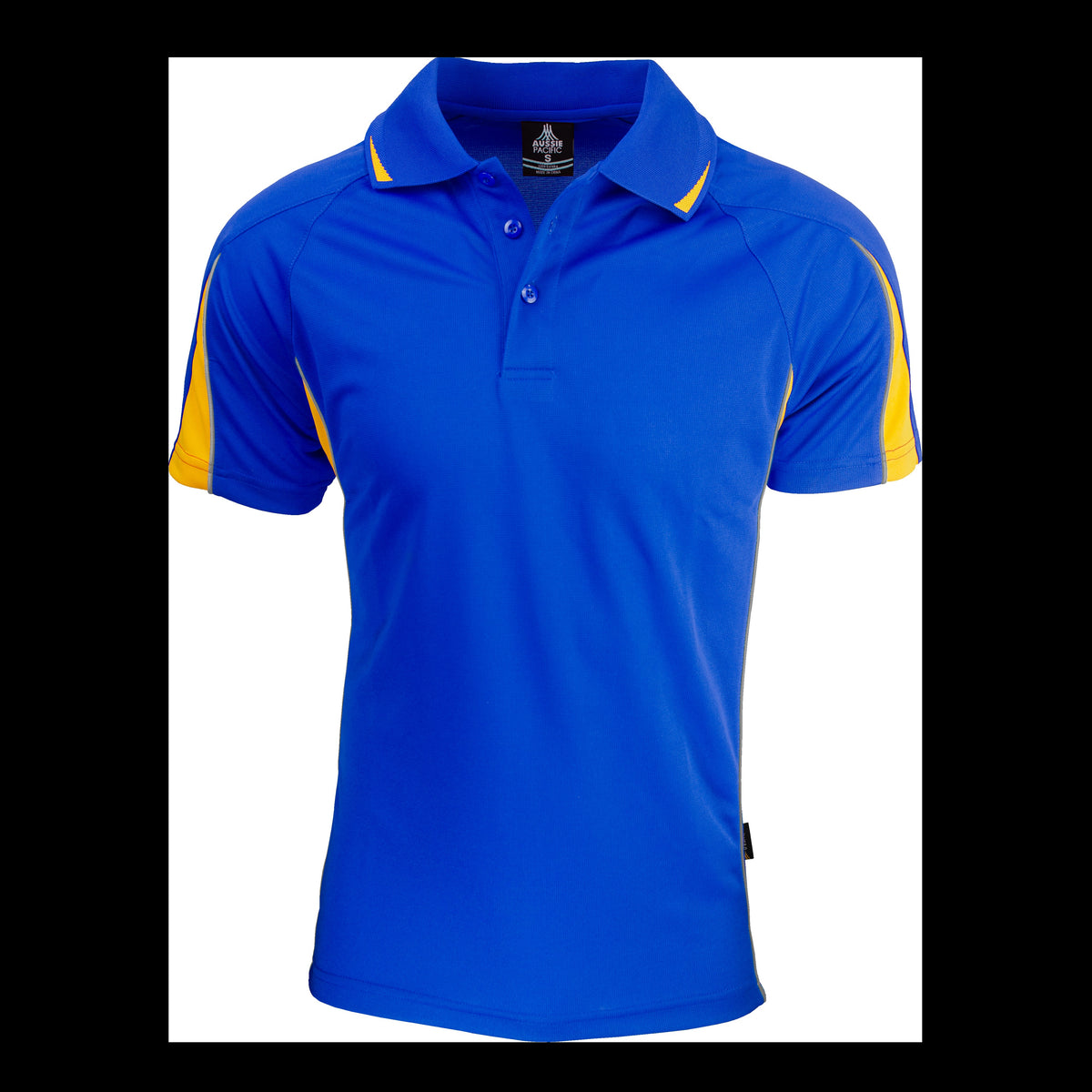Aussie Pacific Eureka Mens Polo 1304 in Royal/Gold