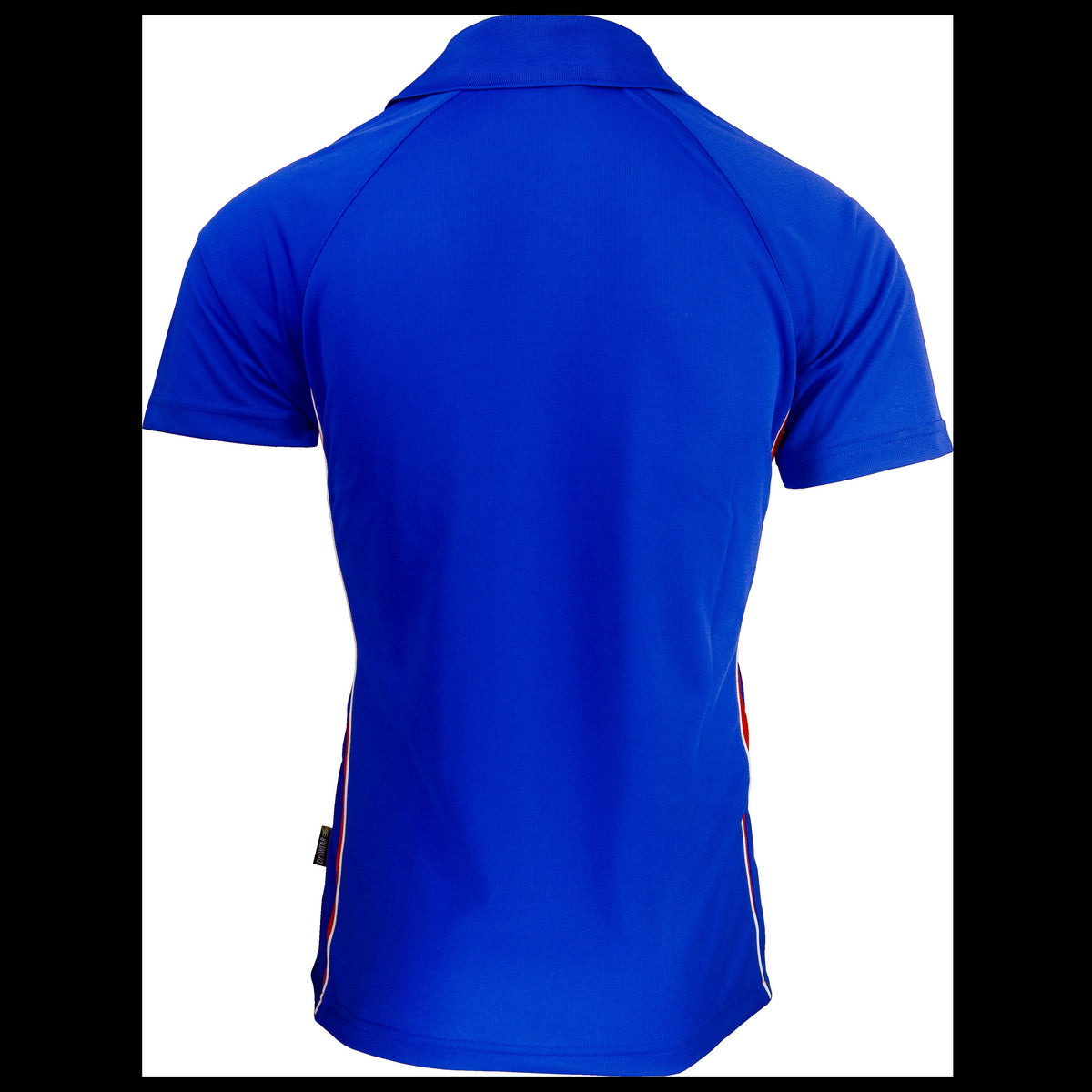 Aussie Pacific Eureka Mens Polo 1304 in Royal/Red, back view