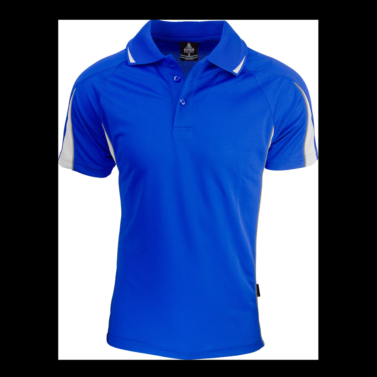 Aussie Pacific Eureka Mens Polo 1304 in Royal/White