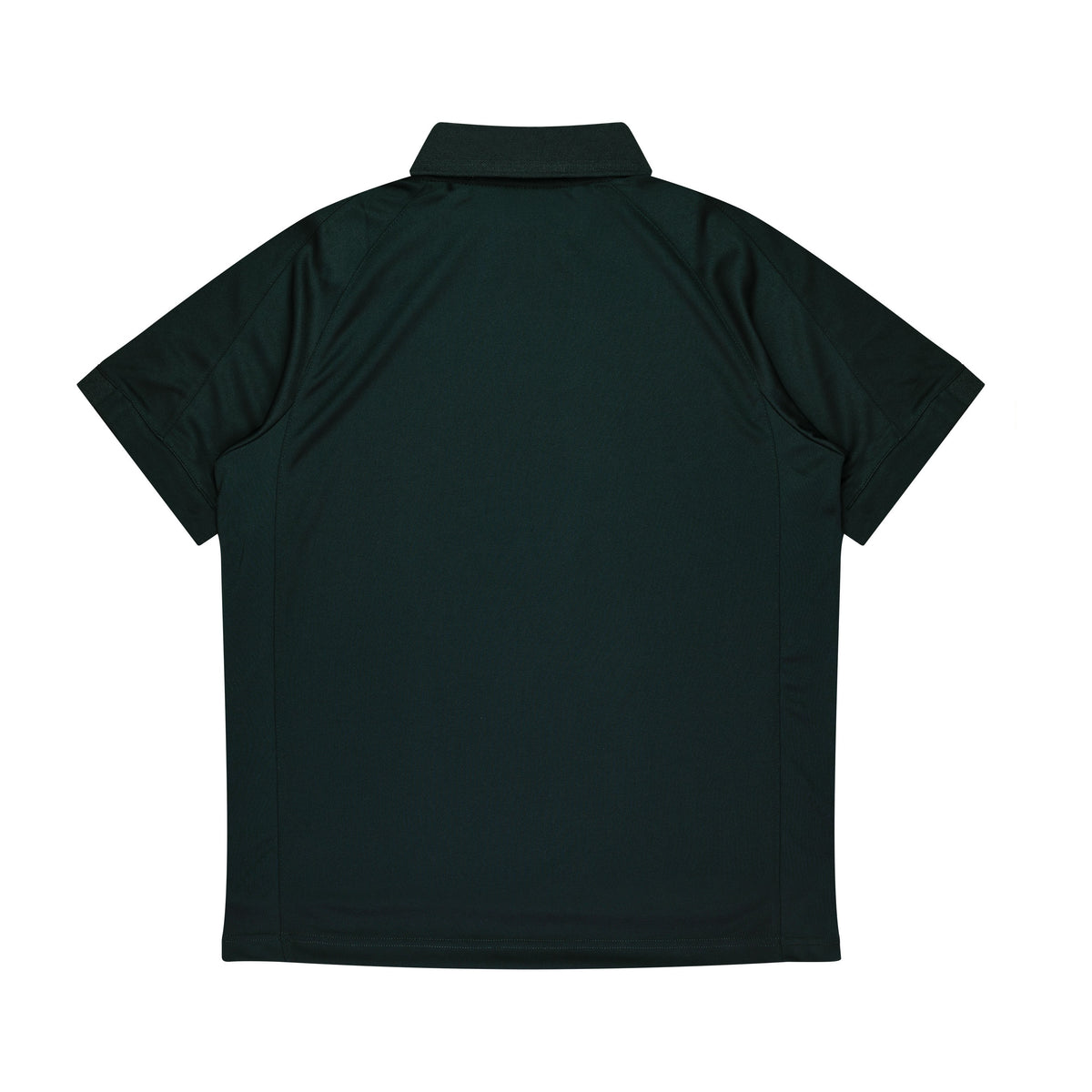 Aussie Pacific Flinders Mens Polo 1308 in Black/Teal, back view