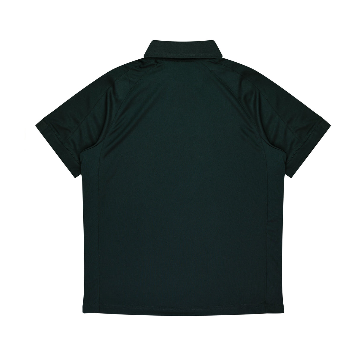 Aussie Pacific Flinders Mens Polo 1308 in Black/White, back view