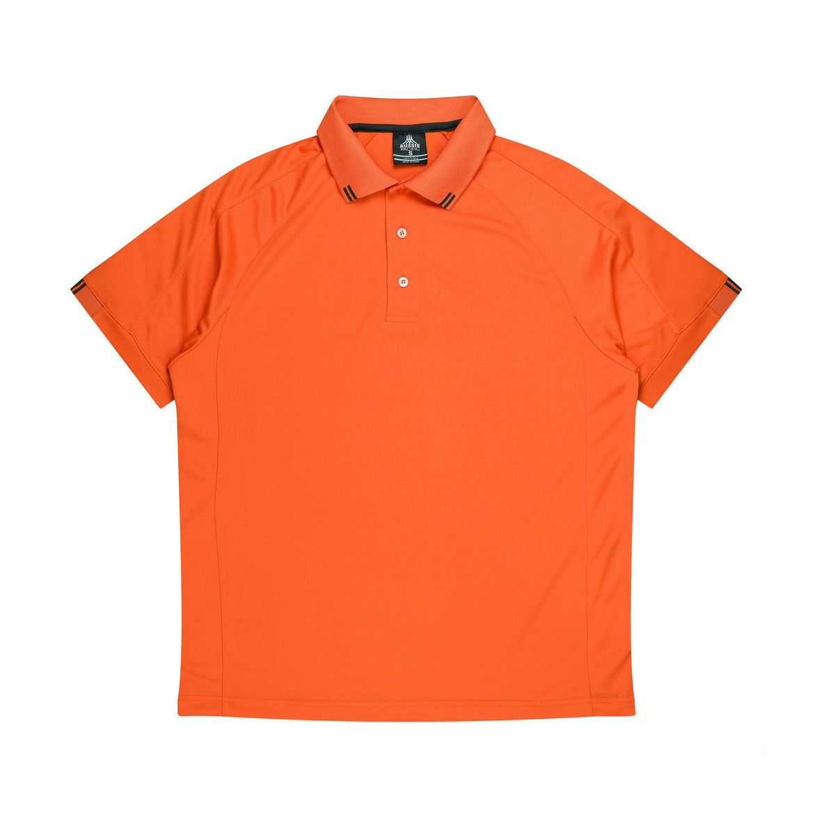 Aussie Pacific Flinders Mens Polo 1308 in Orange/Slate