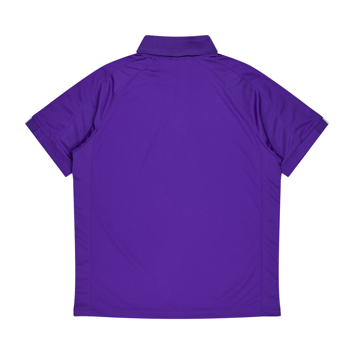 Aussie Pacific Flinders Mens Polo 1308 in Purple/White, back view