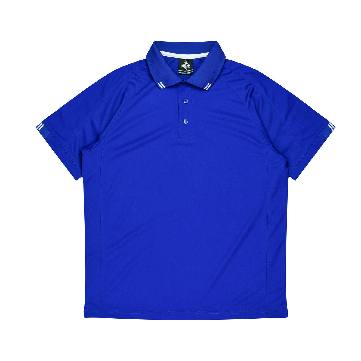 Aussie Pacific Flinders Mens Polo 1308 in Royal/White