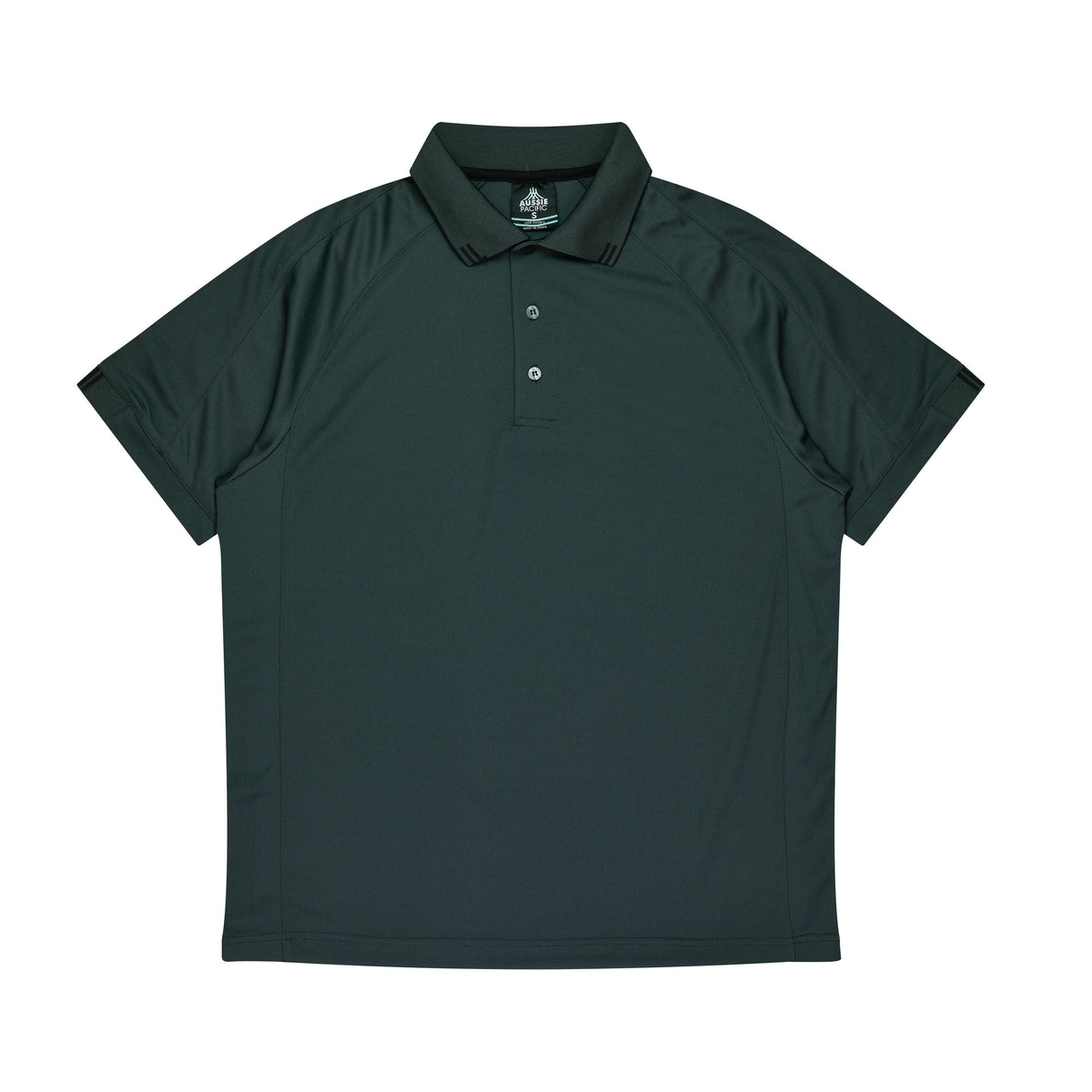 Aussie Pacific Flinders Mens Polo 1308 in Slate/Black