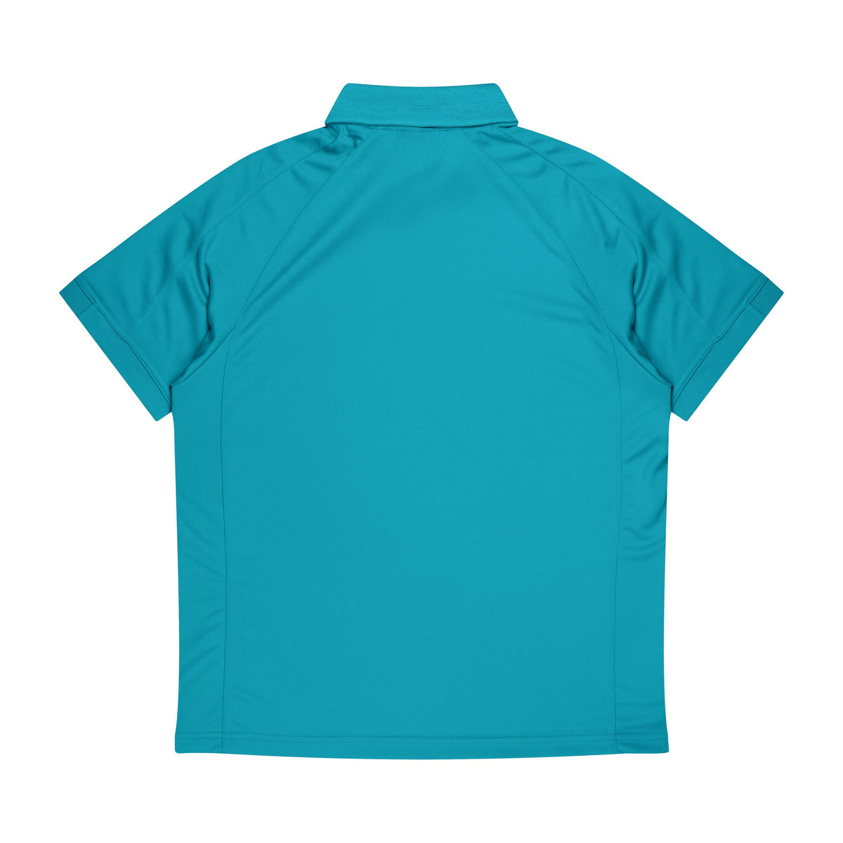 Aussie Pacific Flinders Mens Polo 1308 in Teal/Black, back view