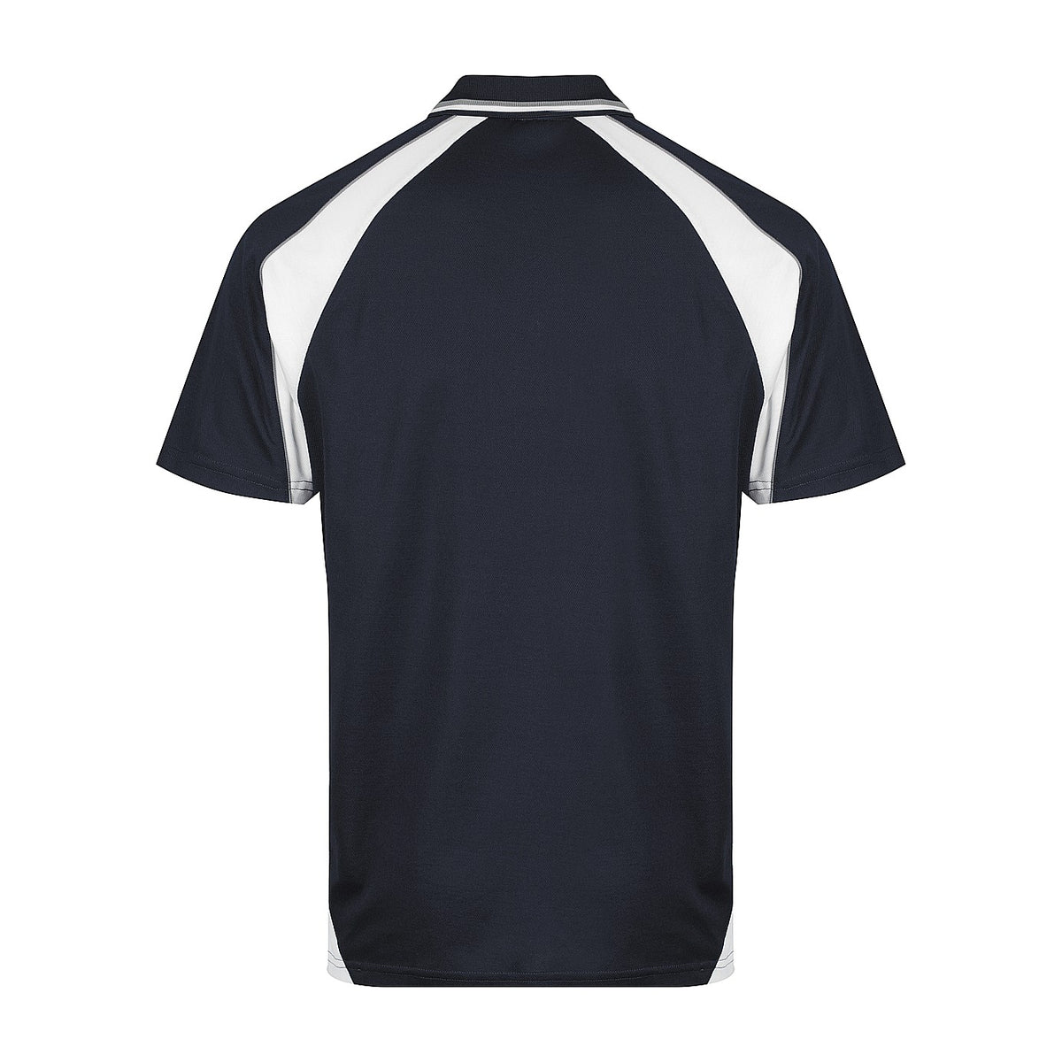 Aussie Pacific Panorama Mens Polo 1309 in Navy/White/Ashe, back view