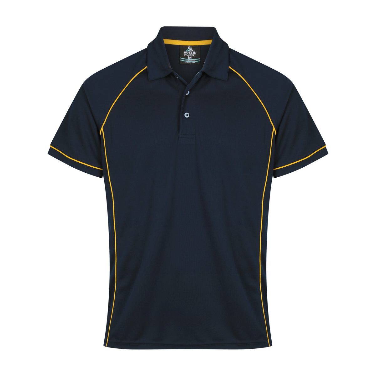 Aussie Pacific Endeavour Mens Polo 1310 in Navy/Gold