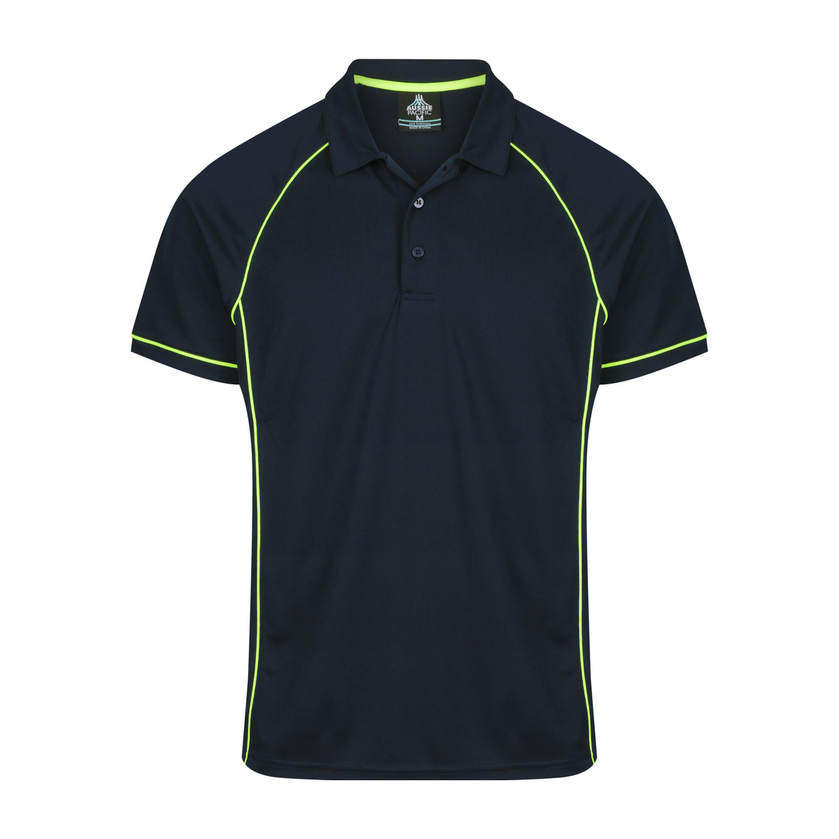 Aussie Pacific Endeavour Mens Polo 1310 in Navy/Green