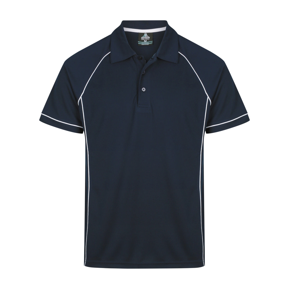 Aussie Pacific Endeavour Mens Polo 1310 in Navy/White