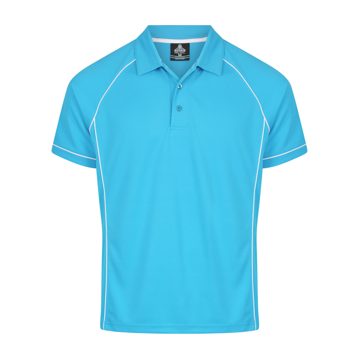 Aussie Pacific Endeavour Mens Polo 1310 in Pacific Blue/White