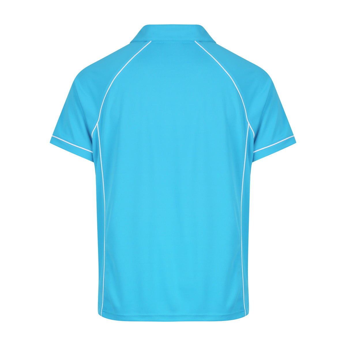 Aussie Pacific Endeavour Mens Polo 1310 in Pacific Blue/White, back view