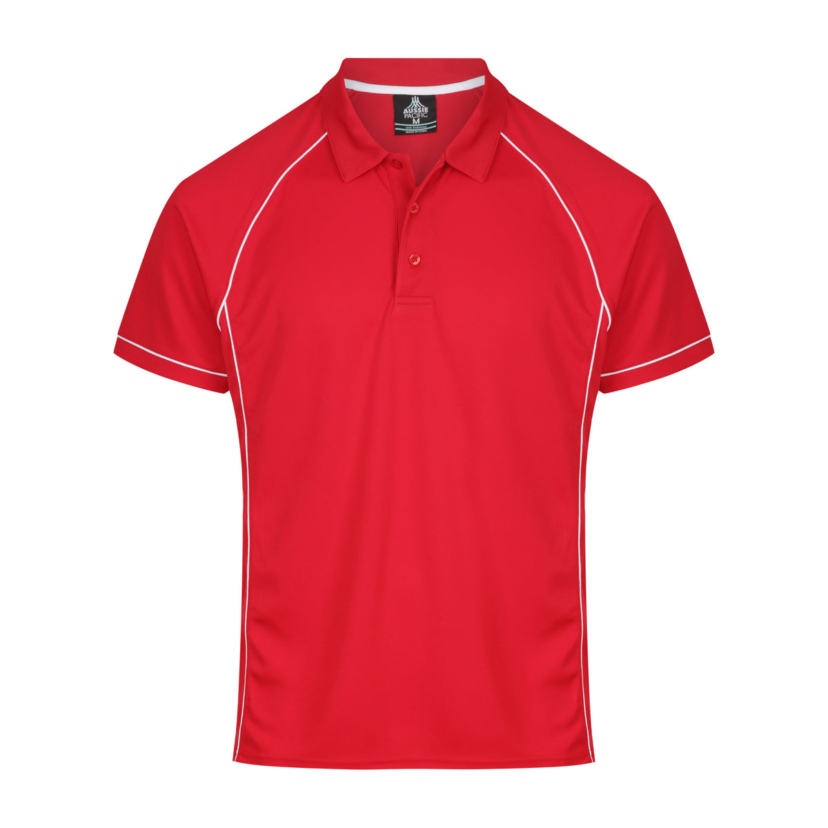Aussie Pacific Endeavour Mens Polo 1310 in Red/White