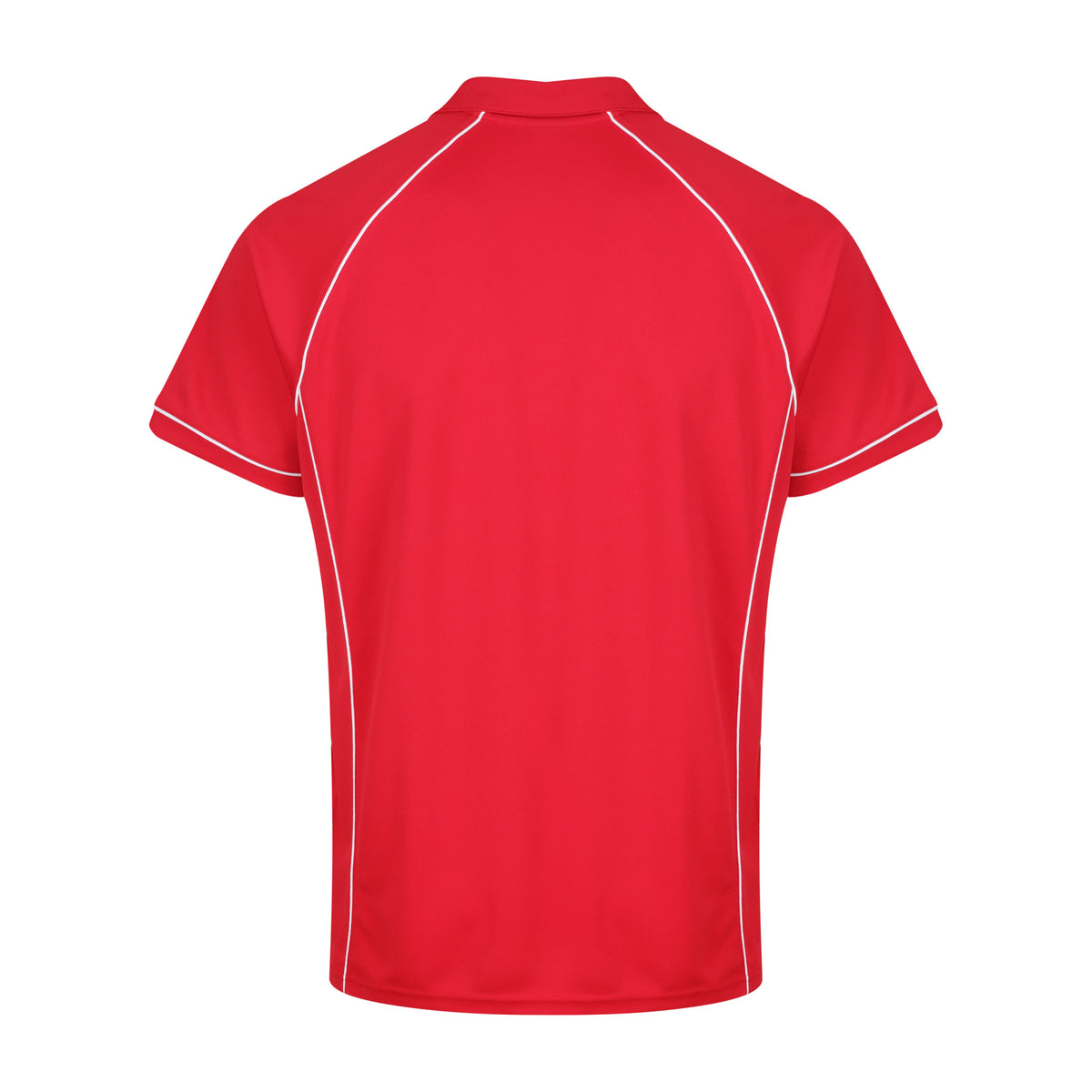 Aussie Pacific Endeavour Mens Polo 1310 in Red/White, back view