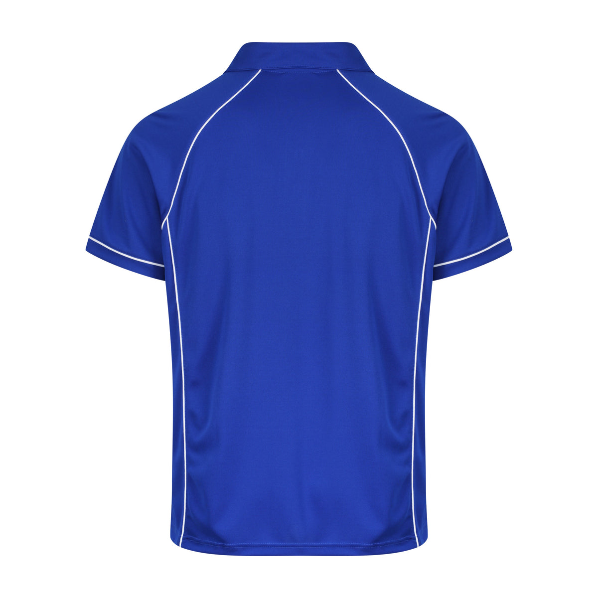 Aussie Pacific Endeavour Mens Polo 1310 in Royal/White, back view