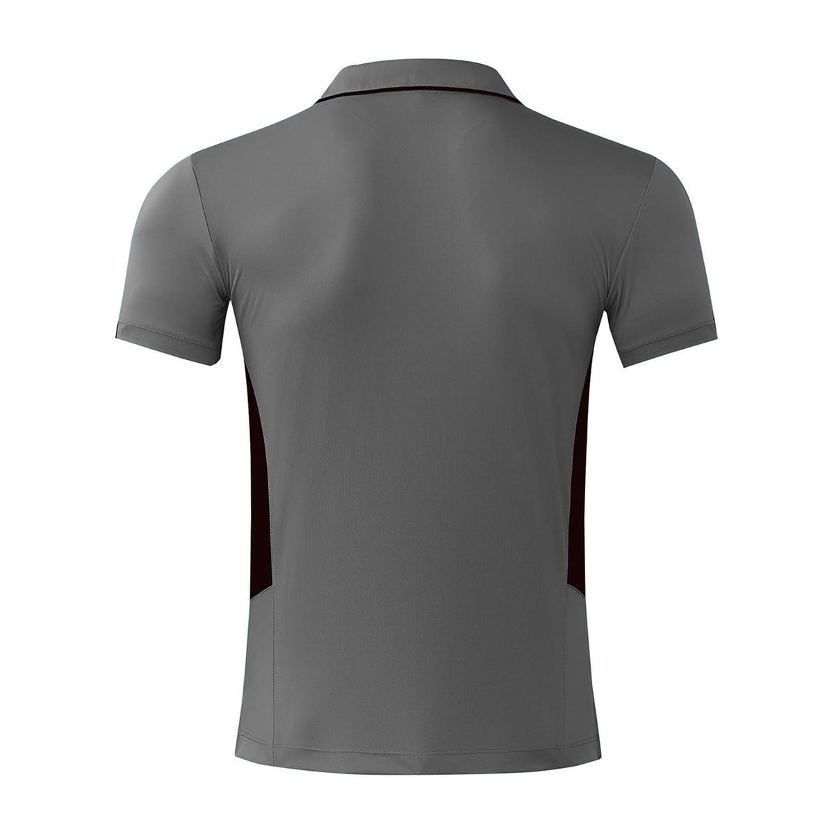 Aussie Pacific Tasman Mens Polo 1311 in Ashe/Black, back view