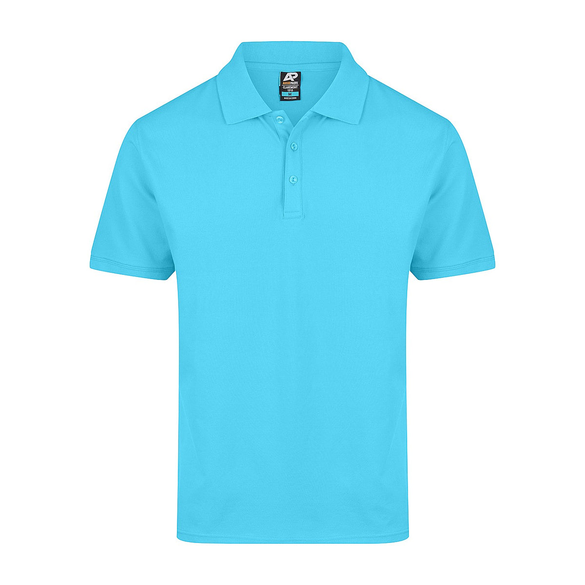 Aussie Pacific Claremont Mens Polo 1315 in Cyan