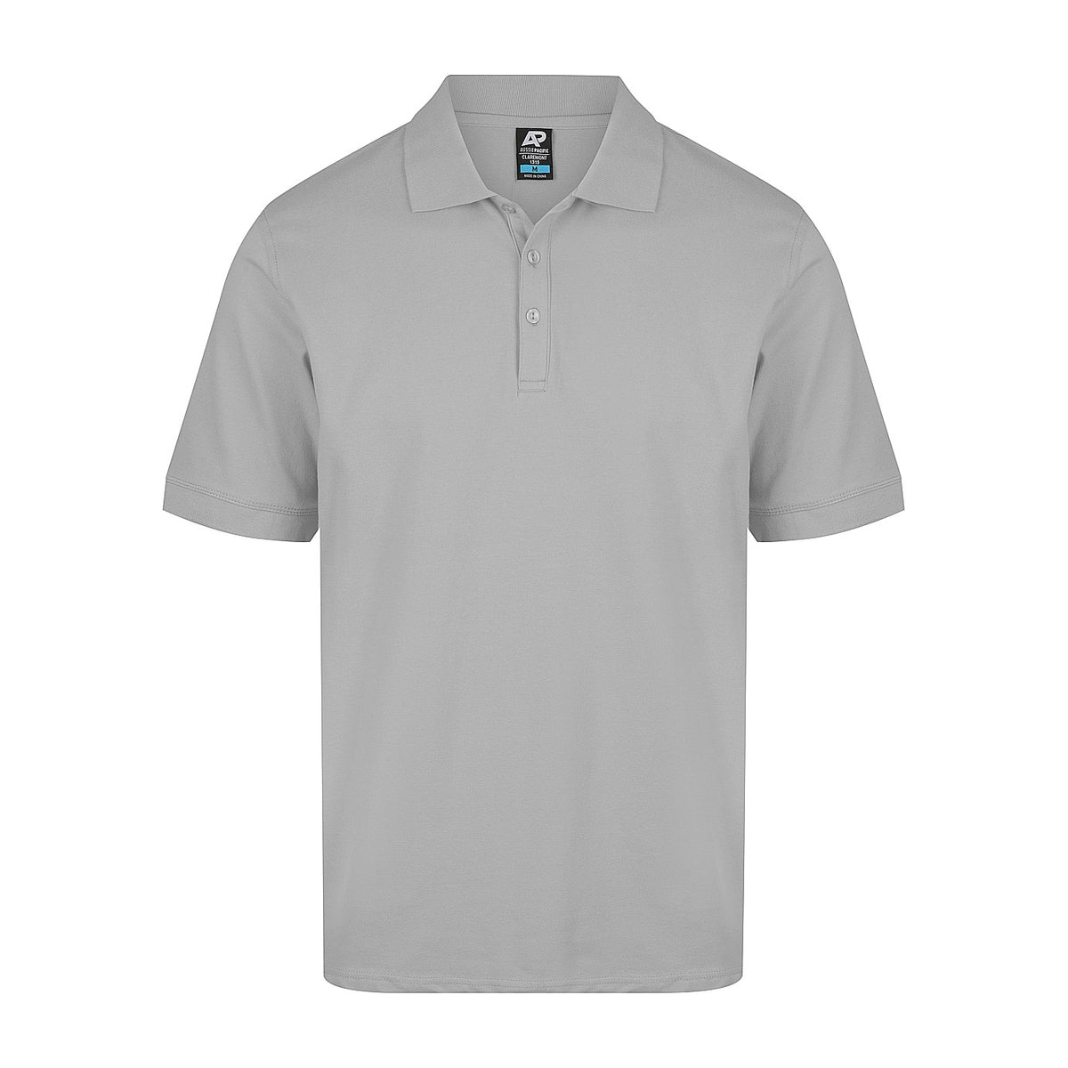 Aussie Pacific Claremont Mens Polo 1315 in Silver