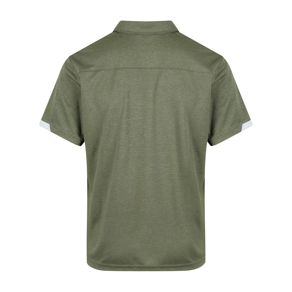 Aussie Pacific Morris Mens Polo 1317 in Army Green/White, back view