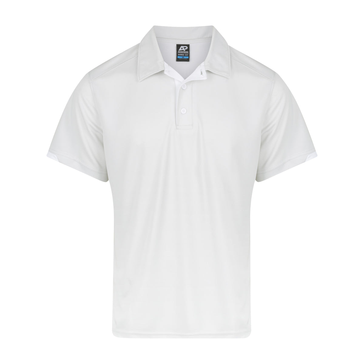 Aussie Pacific Morris Mens Polo 1317 in Light Grey/White