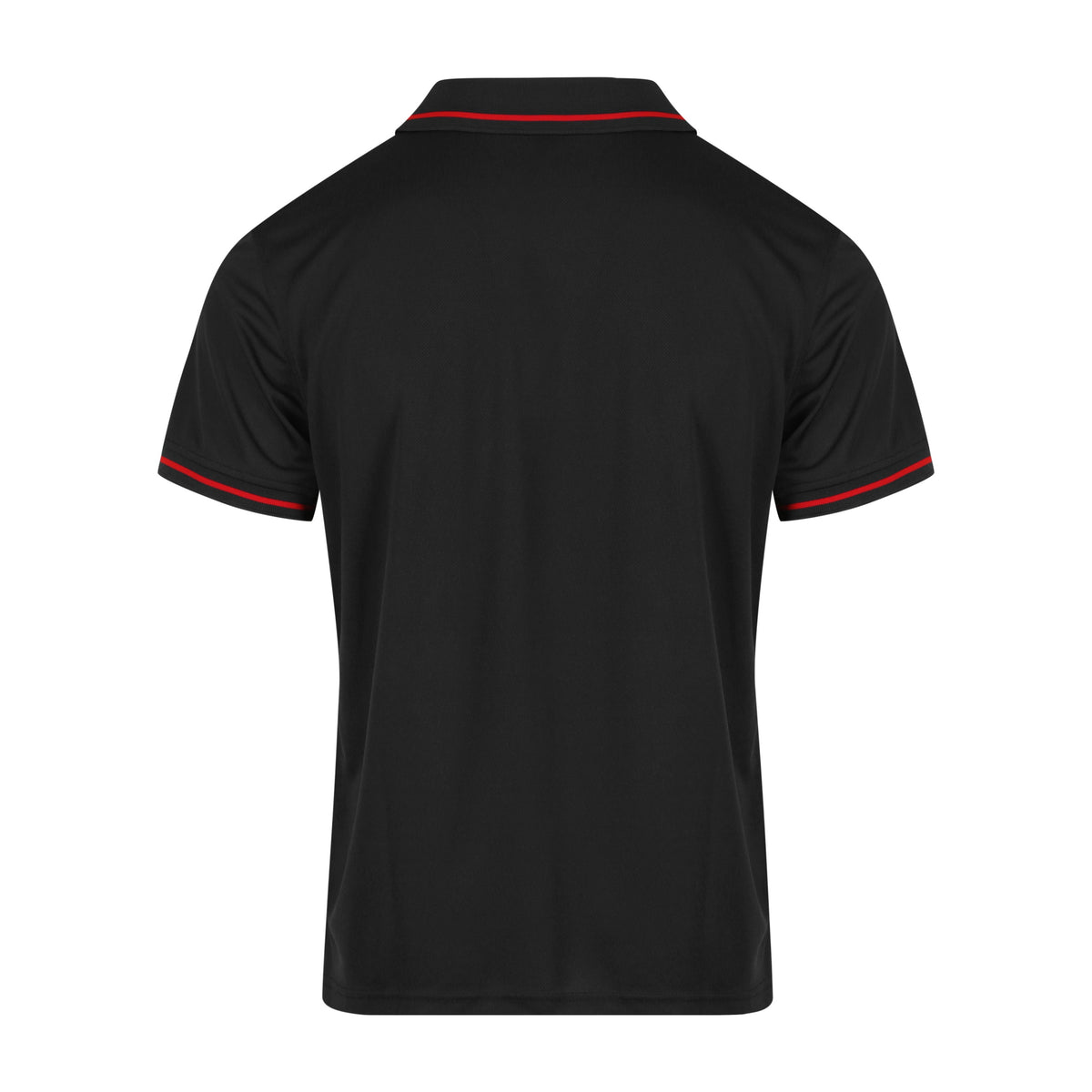 Aussie Pacific Cottesloe Mens Polo 1319 in Black/Red, back view